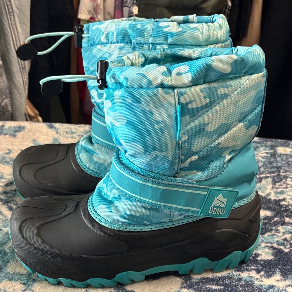 Denali Kids Blue Snow Boots